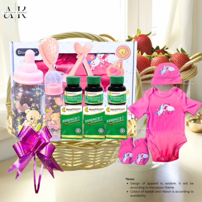 HA0030 – [Halal] The Gentle Bond Pink Baby Hamper| Singapore Mummy & Baby H